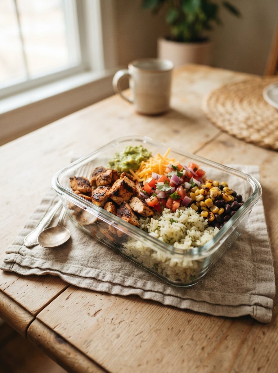 Chicken Burrito Bowls (Meal Prep)