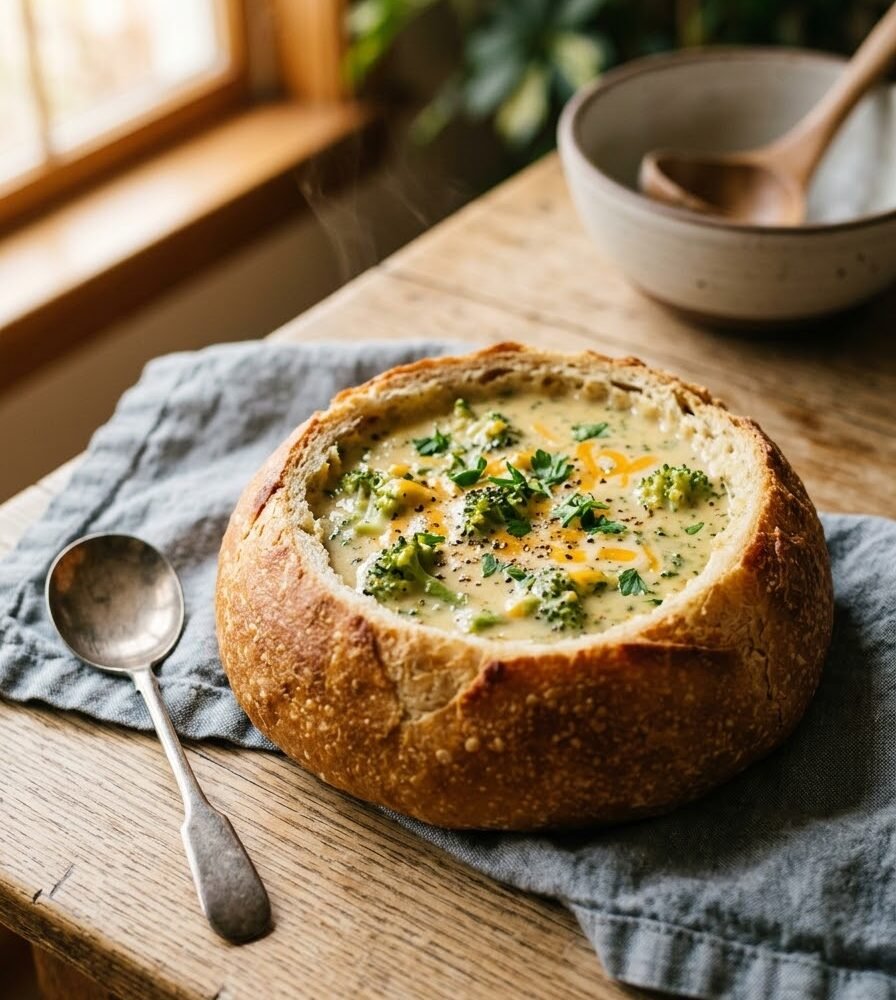 Crockpot Broccoli Cheese Soup