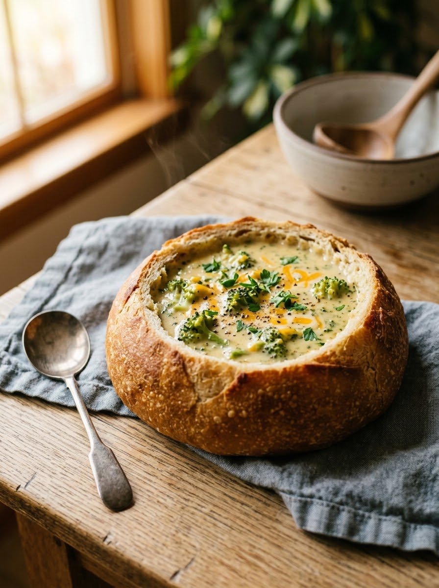 Crockpot Broccoli Cheese Soup