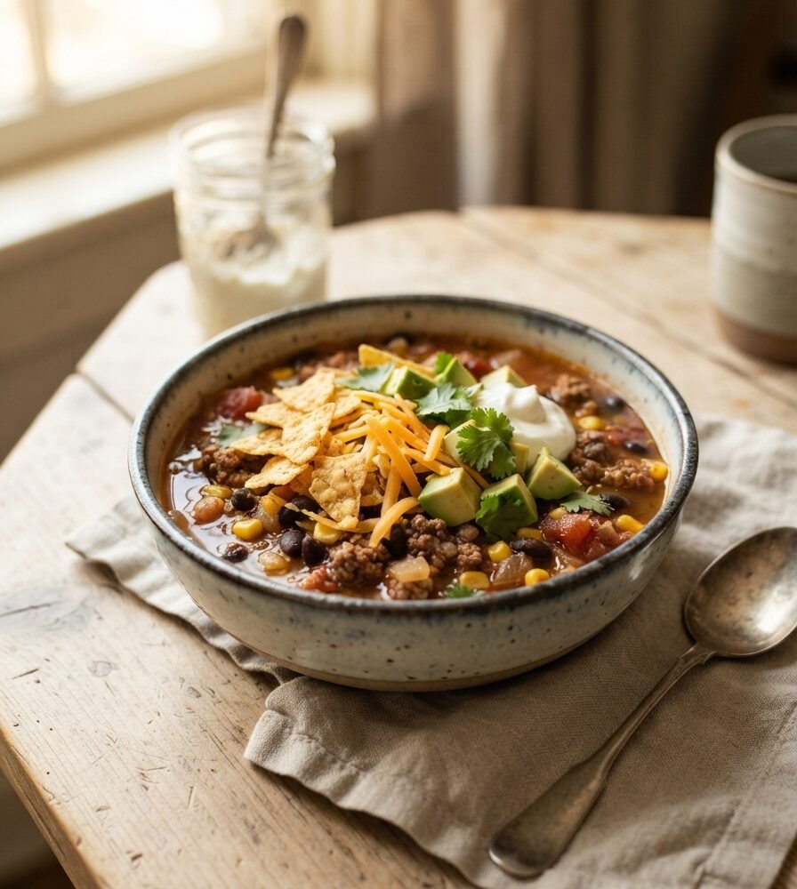Crockpot Taco Soup