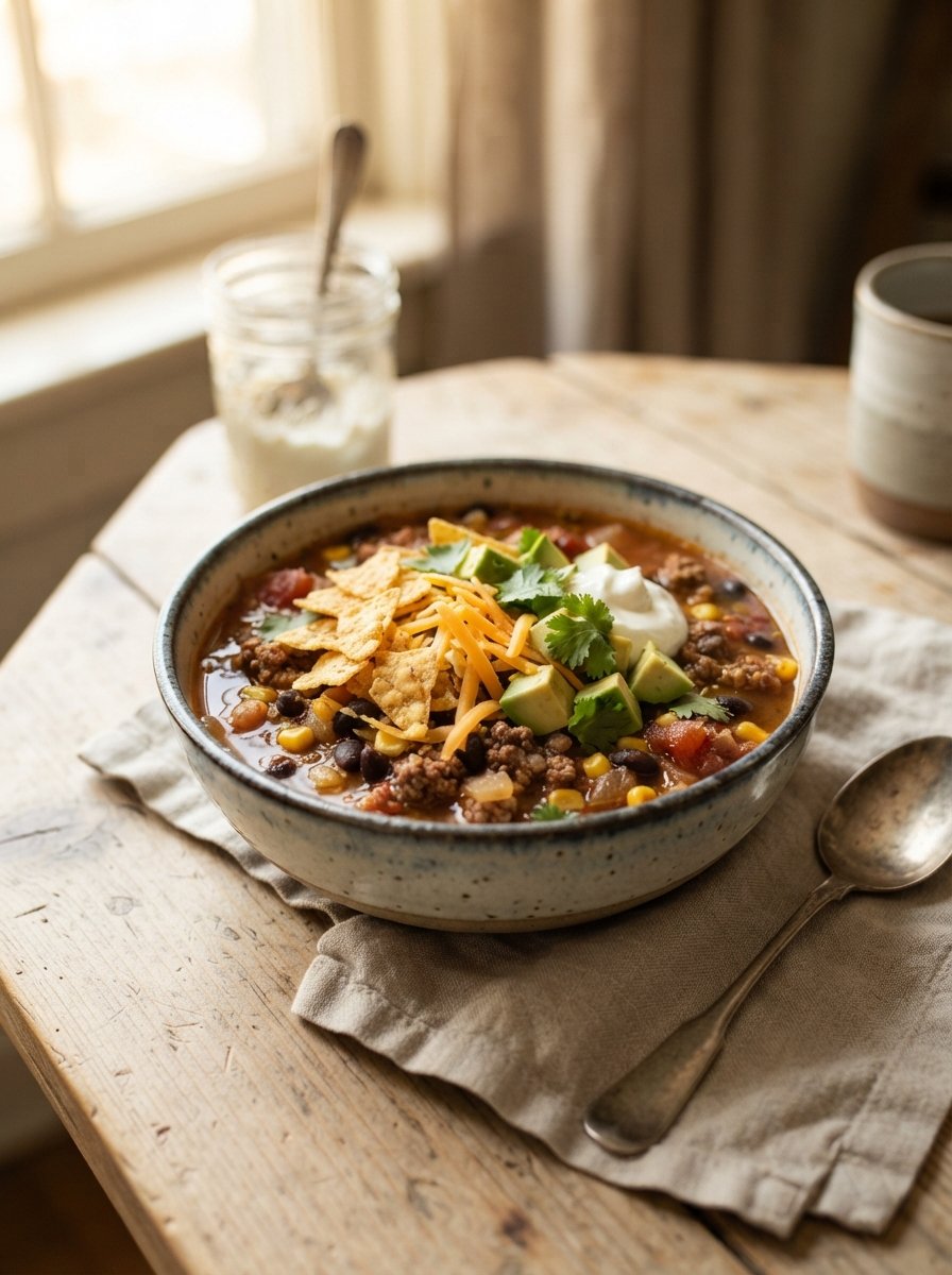 Crockpot Taco Soup