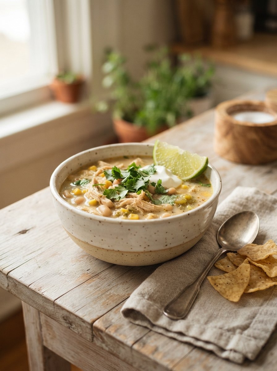 Crockpot White Chicken Chili