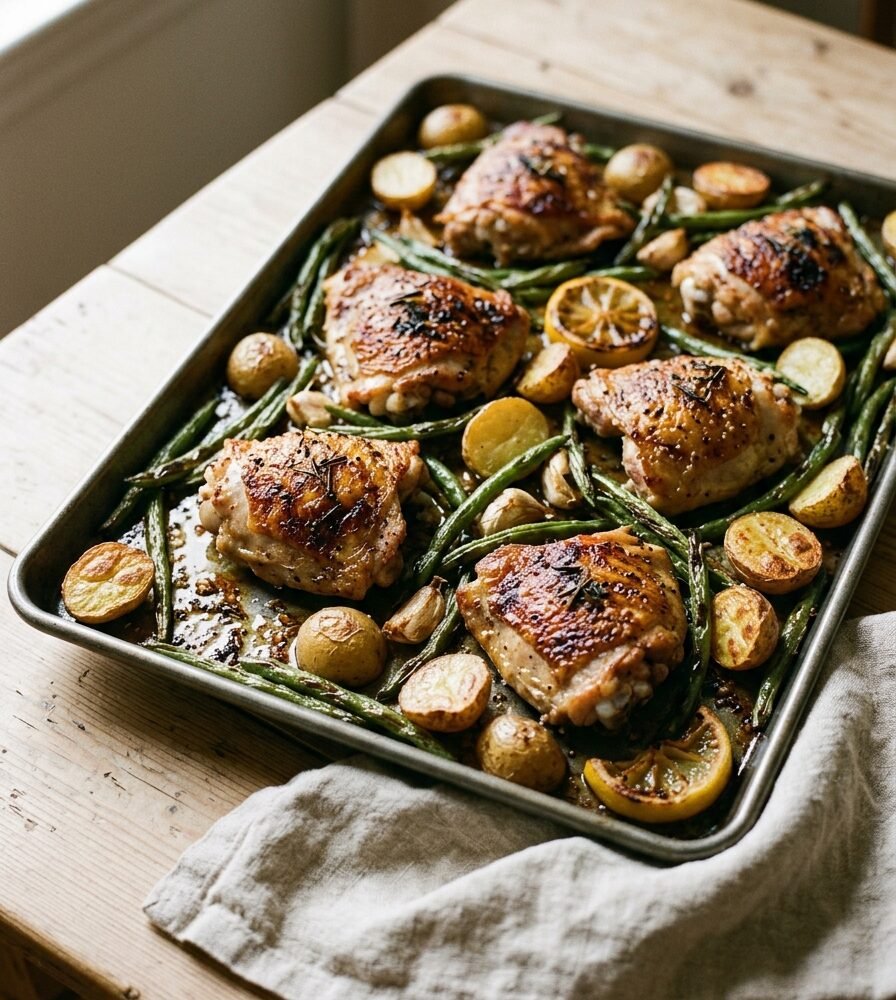 Sheet Pan Chicken and Potatoes